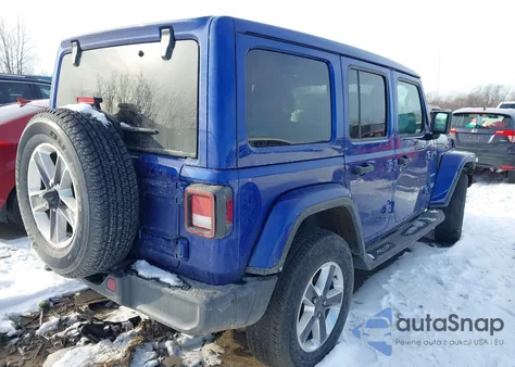 2019 Jeep Wrangler Unlimited Sahara 4X4 z USA, uszkodzony, nr VIN 1C4HJXEG5KW685143